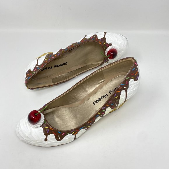 DIRTY LAUNDRY BAKED AND READY BIRTHDAY ICE CREAM HEEL SHOES  SIZE 11W | 3" HEEL - Picture 14 of 14